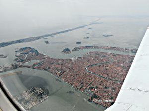 Photo aérienne de l'ouest de Venise
