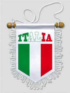 Fanion Italie pour voiture