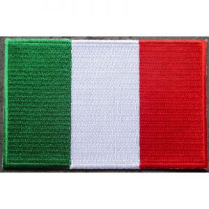 drapeau italien thermocollant pour vêtement